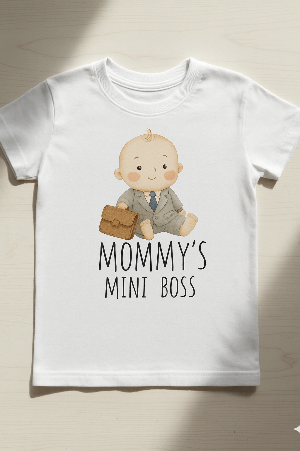 Mommy’s Mini Boss Baby T-Shirt – Cute Toddler & Infant Tee baby shower gift son