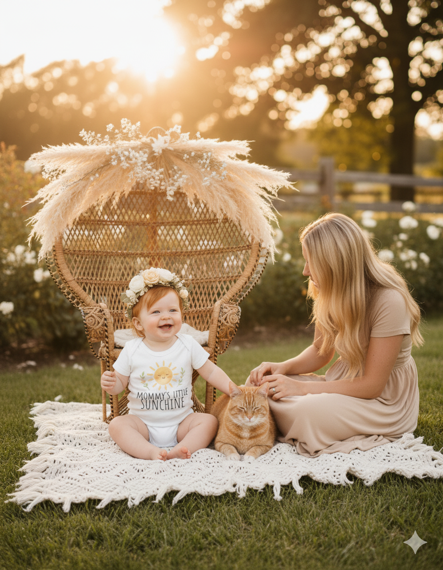 Mommy’s Little Sunshine Onesie – Cute Baby Shower Gift,pregnancy reveal, Birth Announcement Outfit