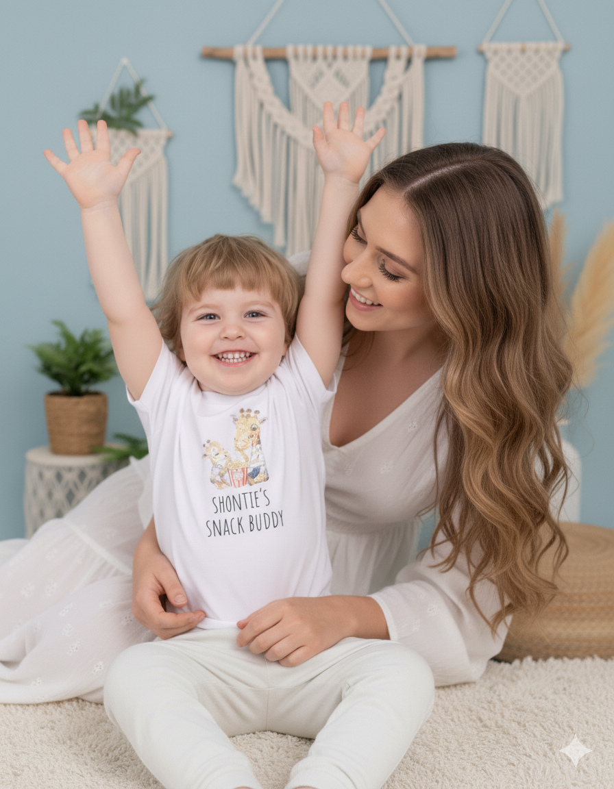 My Aunt and I Talk Sh*t About You Baby T-Shirt – Funny Gift for Niece or Nephew