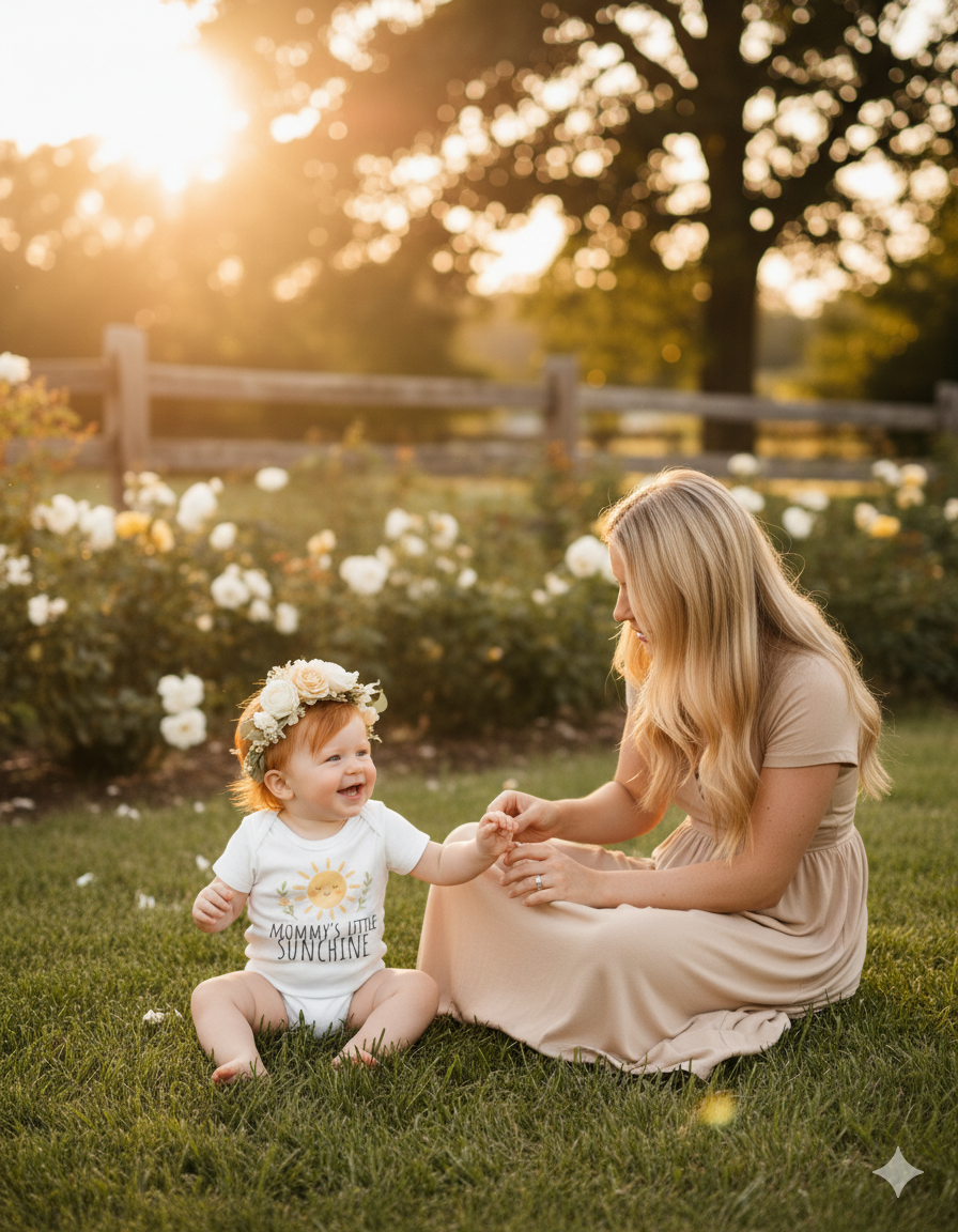 Mommy’s Little Sunshine Onesie – Cute Baby Shower Gift,pregnancy reveal, Birth Announcement Outfit