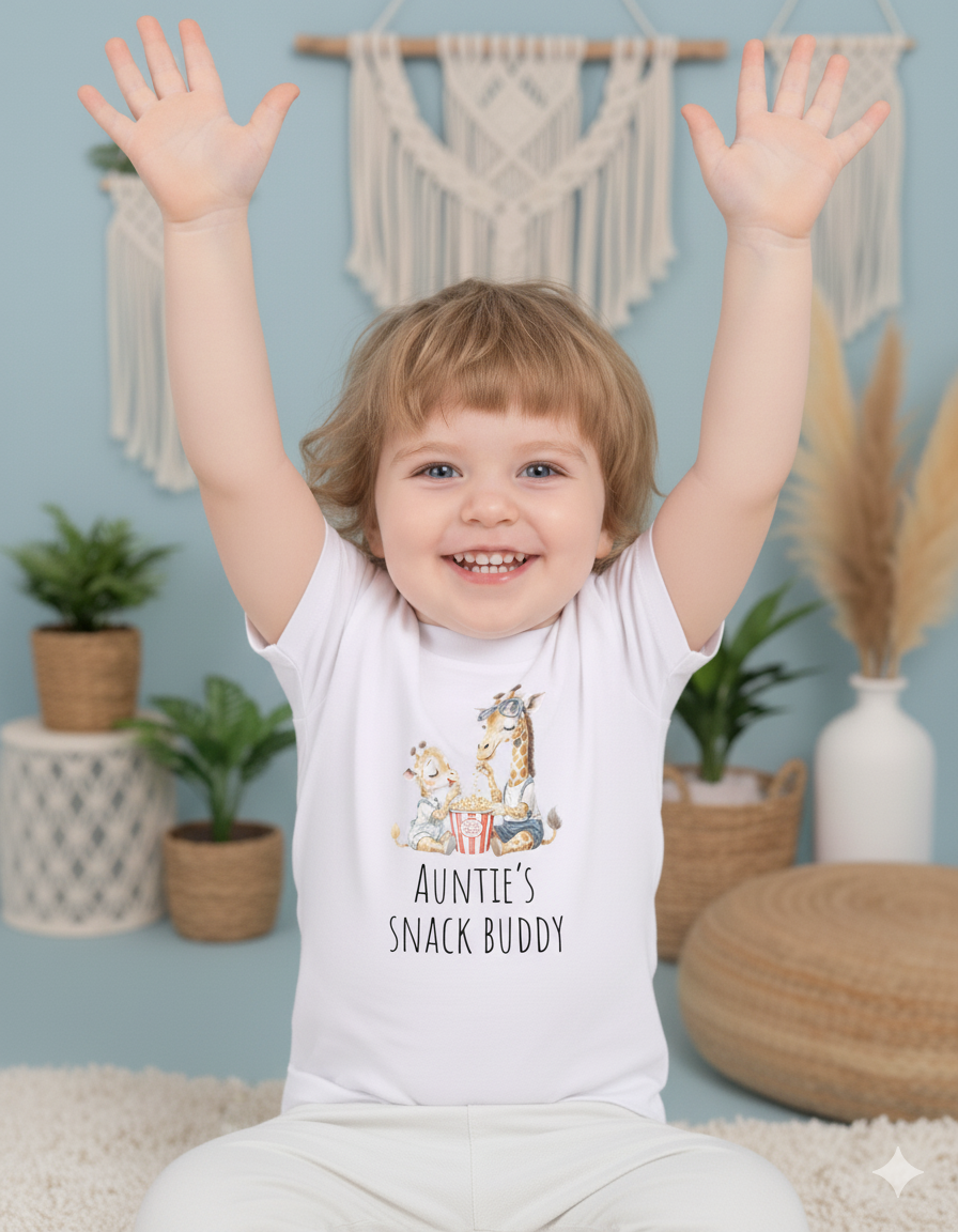 My Aunt and I Talk Sh*t About You Baby T-Shirt – Funny Gift for Niece or Nephew